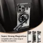 Алуминиев безрамков кейс за iPhone 16 Pro Max с 360° magsafe (360°) и поставка, снимка 7