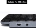 Keychron B1 Pro ултратънка безжична Bluetooth/2.4 G/кабелна, лека с 1200 часа живот на батерията, снимка 7