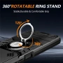 ZTE Blade A56 калъф – PC+TPU, плъзгаща се защита на камерата, подставка, протектор, 2 цвята, снимка 4
