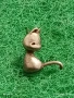 Винтидж сребърна обеца КОТКА 🐱 маисторска изработка 53195, снимка 2
