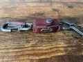Кожен ключодържател с 3 зарчета и карабинер – ЧИСТО НОВ, снимка 4