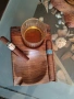 Арт пепелник за пури с място за чаша, снимка 12