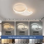 Детска таванна лампа астронавт LED с дистанционно, 38W, 3800LM, димируема 3000K-6500K, 49 см, снимка 2