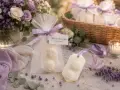 Бутикови ароматни подаръци за гости | Персонализирани соеви сашета за сватба, рожден ден, снимка 1