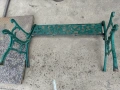 аристократичен дизайн, чугунена пейка. широчина 120см,  25.5кг, снимка 2