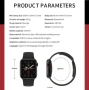 Смарт часовник 1,44-инчов екран с пълно докосване за мъже и жени Bluetooth разговор., снимка 3