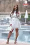 Официална бяла рокля, снимка 3