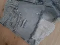 Дамски дънкови къси панталонки с камъчета, снимка 4