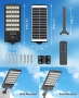 Нова Соларна LED лампа JAYNLT 180 LED IP66 със сензор и дистанционно, снимка 2