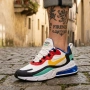 👟Мъжки Маратонки Nike Air Max 270 React – Мултицветен „Bauhaus“ дизайн   , снимка 1