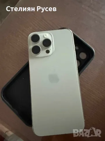 нов apple iphone 15 PRO MAX 256gb 0308 550 евро / 1075,71 лева - 256гб памет , батерия на 100% , 34 , снимка 3 - Apple iPhone - 55532605
