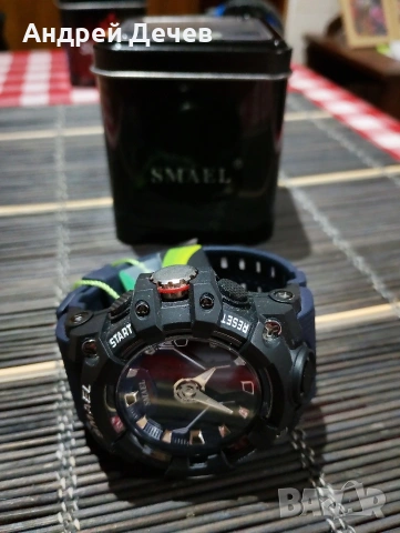 кварцов часовник Smael, снимка 6 - Мъжки - 53950074