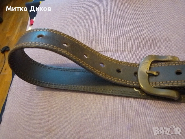 Колан естествена кожа нов 105см на 36 мм и друг 99см широк на 28мм, снимка 10 - Колани - 43050023