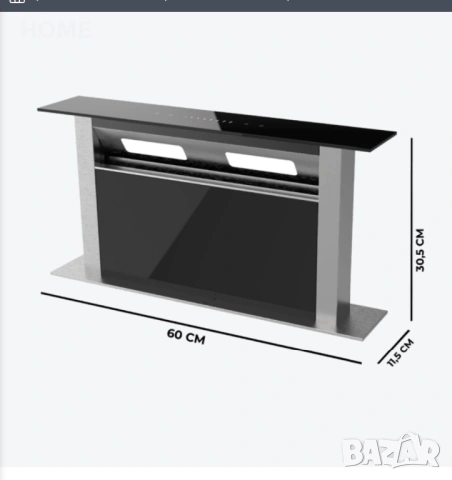 Cecotec downdraft Аспиратор за вграждане Bolero Flux, снимка 4 - Абсорбатори - 54690136