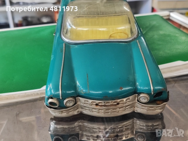 Стара ламаринена играчка кола, снимка 3 - Колекции - 54407567