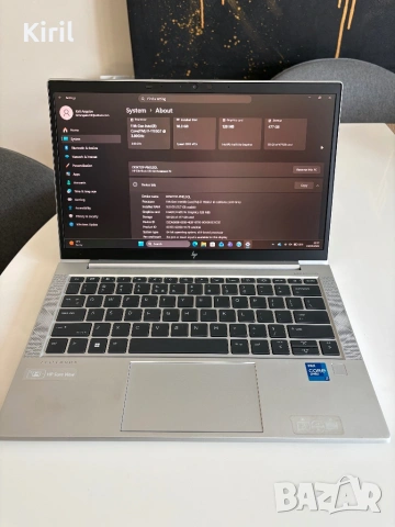 Лаптоп HP EliteBook 830 G8 | i7-1165G7 | 16GB RAM | 512GB SSD SIM CARD | Face ID | ТОП състояние