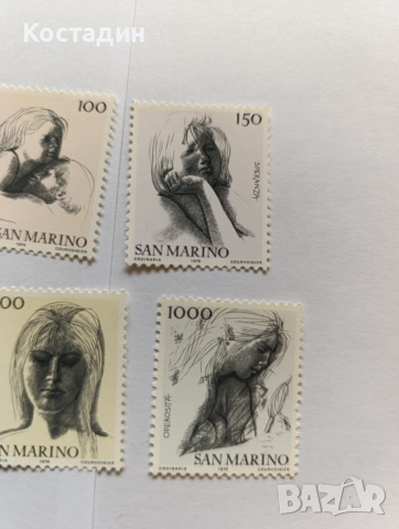 Пощенски марки Сан Марино , снимка 4 - Филателия - 54777436