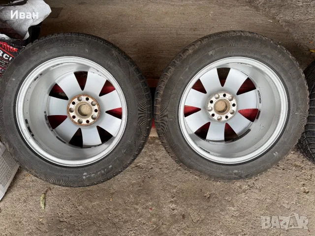 Гуми с джанти Audi 225/55/16, снимка 3 - Гуми и джанти - 55425652