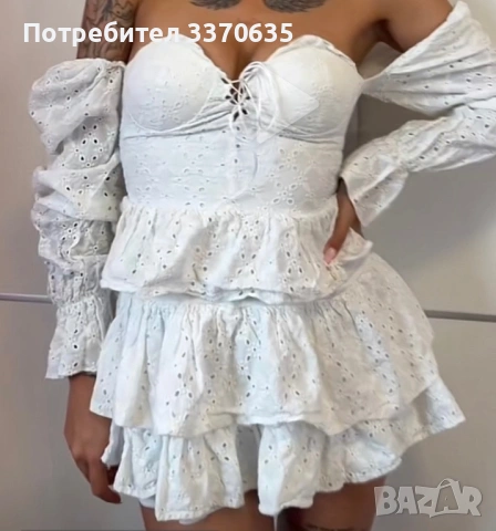 Тренди бяла рокля