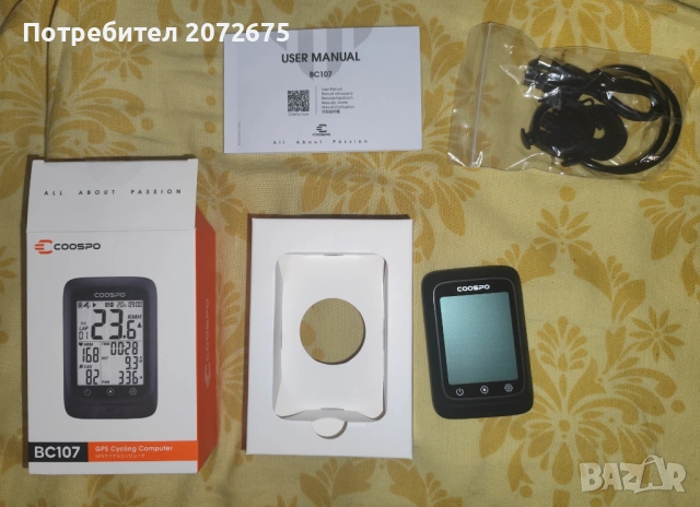 Безжичен GPS велокомпютър, снимка 2 - Аксесоари за велосипеди - 48339176