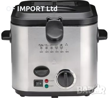 Мини Фритюрник SILVERCREST 1.2L SFM 840 B1 ИНОКС, снимка 2 - Фритюрници - 54422122