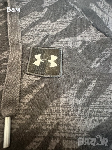 Мъжко!Under Armour Rival Camo Fleece Zip-up размер М, снимка 4 - Спортни дрехи, екипи - 54383046