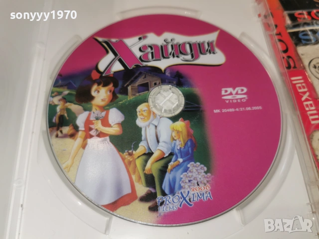 ХАЙДИ-DVD 0706261500L1, снимка 2 - DVD филми - 54808897