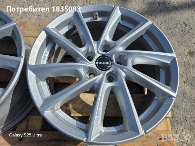Лети джанти 17ки 5х108 Borbet, снимка 7 - Гуми и джанти - 54256867