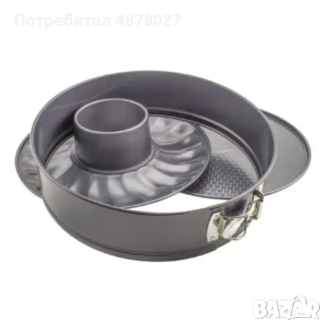 Форма за кекс 2 в 1 с падащо дъно, 25см, снимка 9 - Форми - 55546172