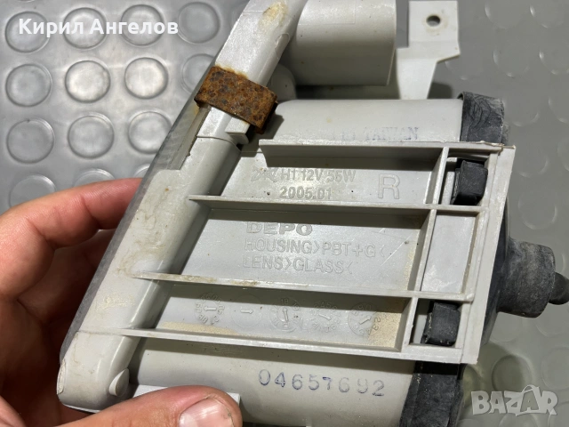 Десен халоген Depo за Mercedes E-class W210 (фейс), снимка 4 - Части - 55136073