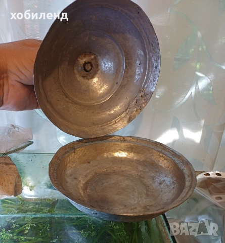 Сахан бакър паница, снимка 2 - Антикварни и старинни предмети - 55164174