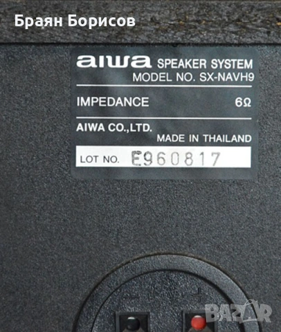 Aiwa SX-NAVH9 – мощни колони, добър бас, комплект, снимка 3 - Тонколони - 54361805