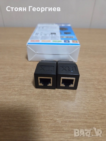 HOPE R адаптер от HDMI към RJ45, за разширение на видео сигнала до 30m, снимка 2 - Друга електроника - 54444828