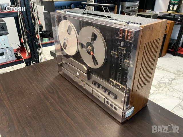 Vintage магнетофон Philips, снимка 9 - Декове - 55644216