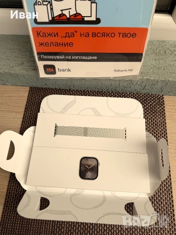 ЛИЗИНГ*TBI *APPLE WATCH Series 10 2024 /46mm/ Cellular 46mm Natural Titanium Case with Natural Milan, снимка 2 - Друга електроника - 55123009