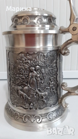 Халба от калай, 500 мл,  Antik*Vintage #140