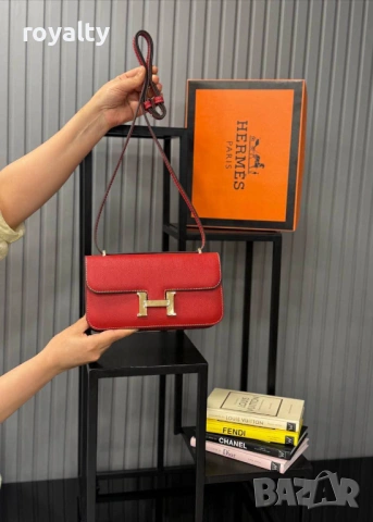 Hermes Нова Дамска Кожена Чанта Ерме Различни Цветове , снимка 6 - Чанти - 54866807