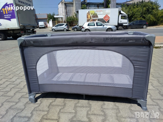 MONI Сгъваема детска кошара UNO сив, снимка 9 - Други - 54646029