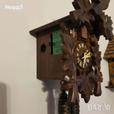 Шварцвалдски ку-ку часовник, снимка 2 - Стенни часовници - 55285417