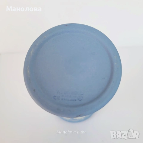 Колекция "Wedgwood Blue" колекция от автентичен син ясимов порцелан (Jasperware)., снимка 7 - Други ценни предмети - 54685110