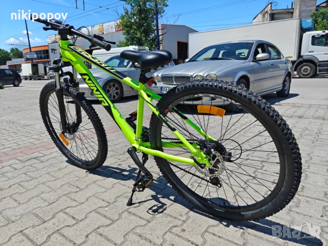 BG Алуминиев велосипед 27.5" NINJA жълт, снимка 7 - Велосипеди - 54864523