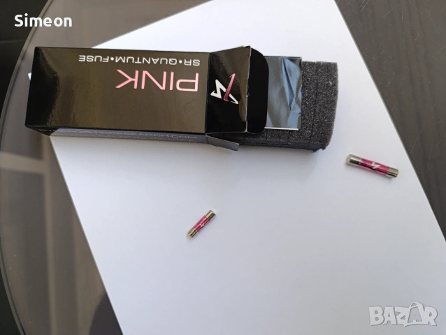 ПРОДАВАМ БУШОНИ Synergistic Research Pink Fuses, снимка 3 - Други - 54867512