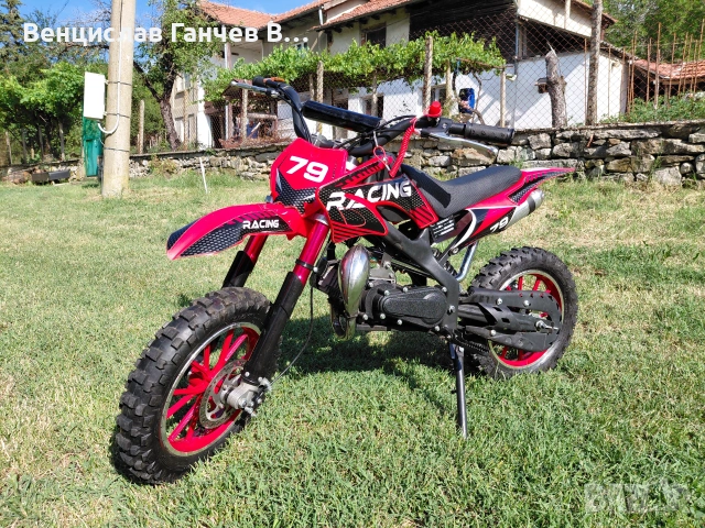 Детски кросов мотор 49 кубика Нов модел / DIRT BIKE 49cc с добавена функция "Лесен старт" TELSTAR, снимка 2 - Мотоциклети и мототехника - 55166564