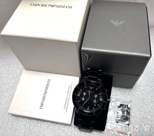 НОВ! Мъжки часовник Emporio Armani AR11363 Diver Chronograph, снимка 14 - Мъжки - 54631646