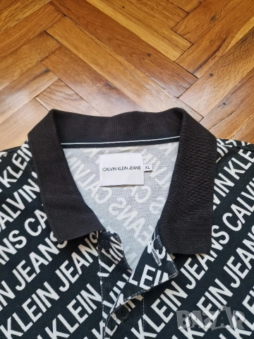 Страхотна мъжка тениска CALVIN KLEIN размер L / XL ,слим фит , снимка 8 - Тениски - 54861334