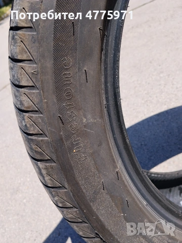 ПРОДАВАМ 2бр. ЛЕТНИ ГУМИ 235/50/18 FIRESTONE С DOT: 07/25г., снимка 3 - Гуми и джанти - 54711319