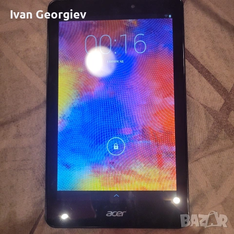 таблет ACER one 8 (B1-810) Бг аудио меню 