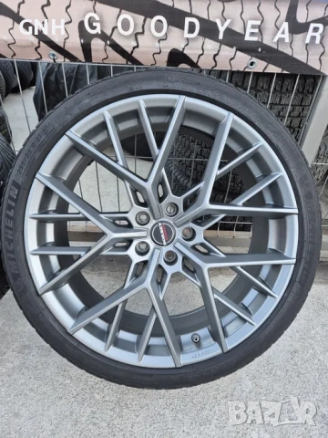 Джанти Borbet 21 цола , 5х112 , 8.5j , et45 , 255/35/21 Mercedes Audi, снимка 5 - Гуми и джанти - 54484006