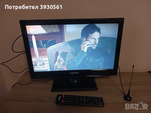 Tv  CROWN 12v и 220v цифров тунер и дистанционно