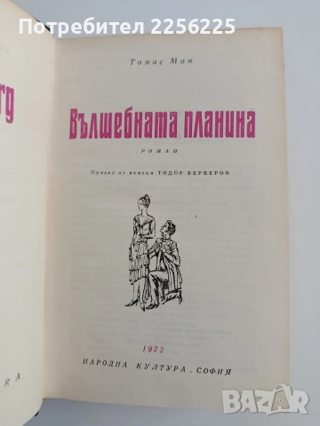Вълшебната планина, снимка 4 - Художествена литература - 54768947